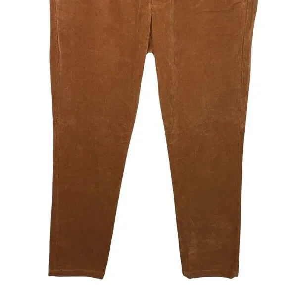 AG Adriano Goldschmied Corduroy Pants Mens 36x32 (Tag 32) Brown Marshall Preppy